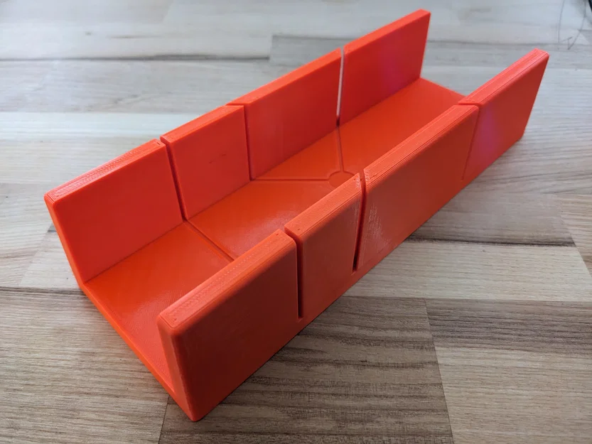 Bộ Hộp Cắt Góc Miter Box 3 Kích Thước In 3D Đa Năng - Image 3