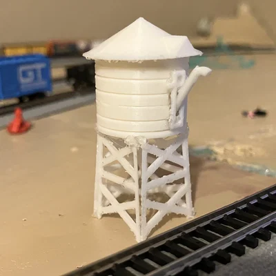 Mô hình Tháp Nước tỉ lệ N (N Scale Water Tower Model)