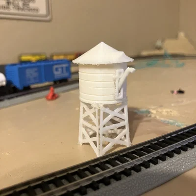 Mô hình Tháp Nước tỉ lệ N (N Scale Water Tower Model)