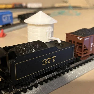 Mô hình Tháp Nước tỉ lệ N (N Scale Water Tower Model)