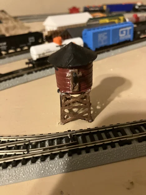 Mô hình Tháp Nước tỉ lệ N (N Scale Water Tower Model) - Image 8