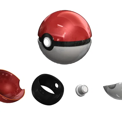 Mô hình Poke Ball - Quả cầu Pokémon tự in 3D cực đẹp