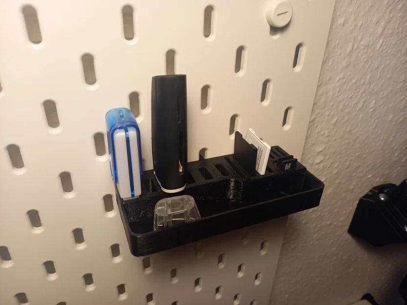 Giá treo IKEA Skadis đựng USB stick và thẻ SD - Image 2