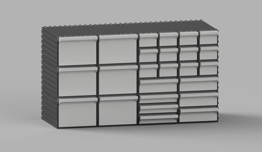 Moduar Drawer System – Hệ ngăn kéo modular tuỳ biến - Image 1