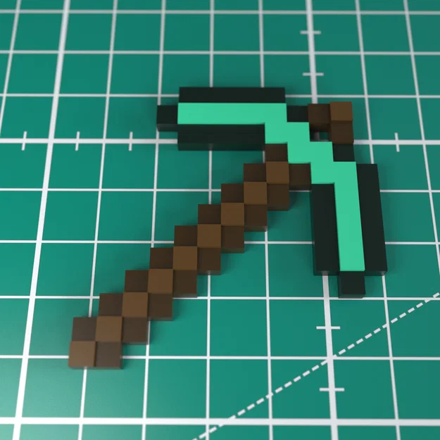 Móc khóa Cúp Minecraft - Phụ kiện in 3D độc đáo cho game thủ - Image 1