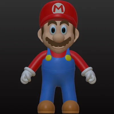 Mô hình 3D nhân vật Mario cực đẹp cho người hâm mộ Nintendo
