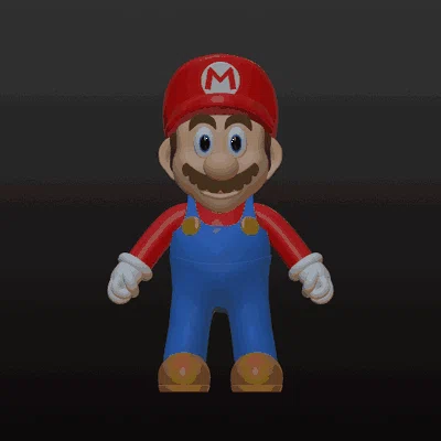 Mô hình 3D nhân vật Mario cực đẹp cho người hâm mộ Nintendo