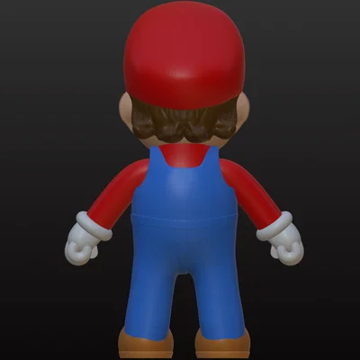 Mô hình 3D nhân vật Mario cực đẹp cho người hâm mộ Nintendo