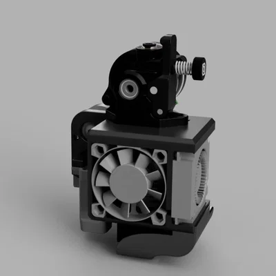 Nâng cấp Direct Drive Ender 3 V2/Pro: Fan Shroud cho LDO Orbiter 2.0