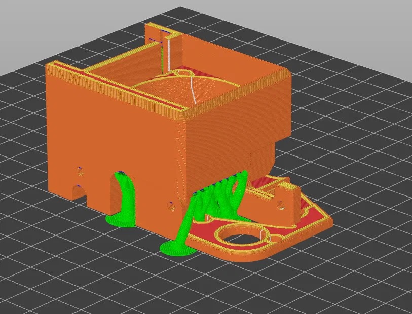 Nâng cấp Direct Drive Ender 3 V2/Pro: Fan Shroud cho LDO Orbiter 2.0 - Image 23