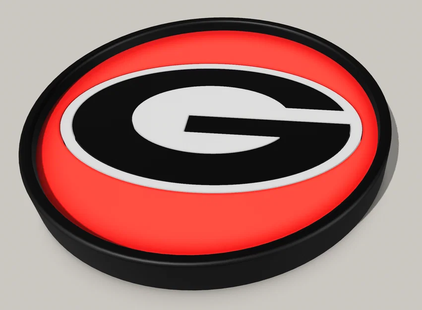 Đế lót ly Georgia Bulldogs (Coaster) - Image 1