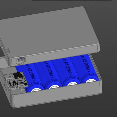 Powerbank 4 pin 18650 dùng module IP5310