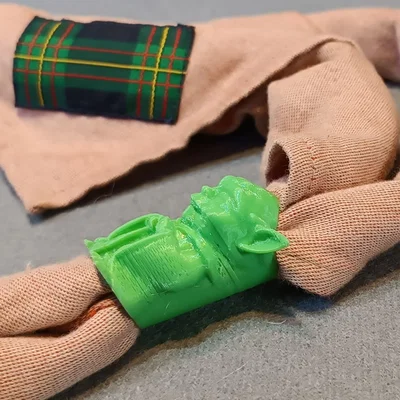 Vòng giữ khăn quàng Yoda (Woggle) - Phụ kiện in 3D cực chất cho Scout