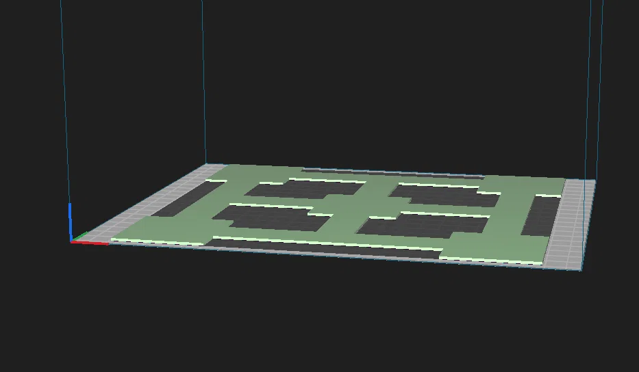 Mô hình in test cân chỉnh bàn in 3D (Level Test) - Image 1