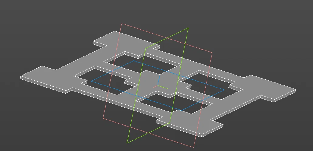 Mô hình in test cân chỉnh bàn in 3D (Level Test) - Image 2