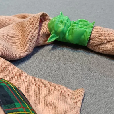 Vòng giữ khăn quàng Yoda (Woggle) - Phụ kiện in 3D cực chất cho Scout