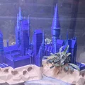 Mô hình lâu đài Hogwarts 3D trang trí bể cá cực đẹp và độc đáo - Thumbnail 4