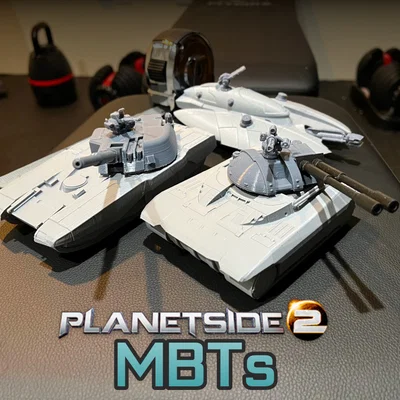 Bộ MBT Planetside 2: Magrider, Prowler, Vanguard (tháp pháo xoay/đổi được)