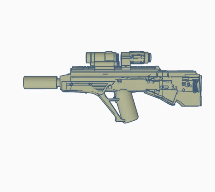 Mô hình súng Lego G-36C thiết kế chi tiết cho in 3D - Image 1
