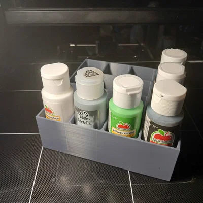 Khay 3D đựng màu acrylic 16 ô siêu gọn gàng cho dân thủ công