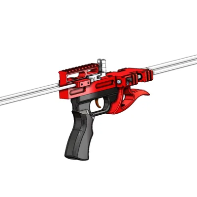 Mô hình súng cao su nâng cao (Advanced Slingshot Launcher) in 3D