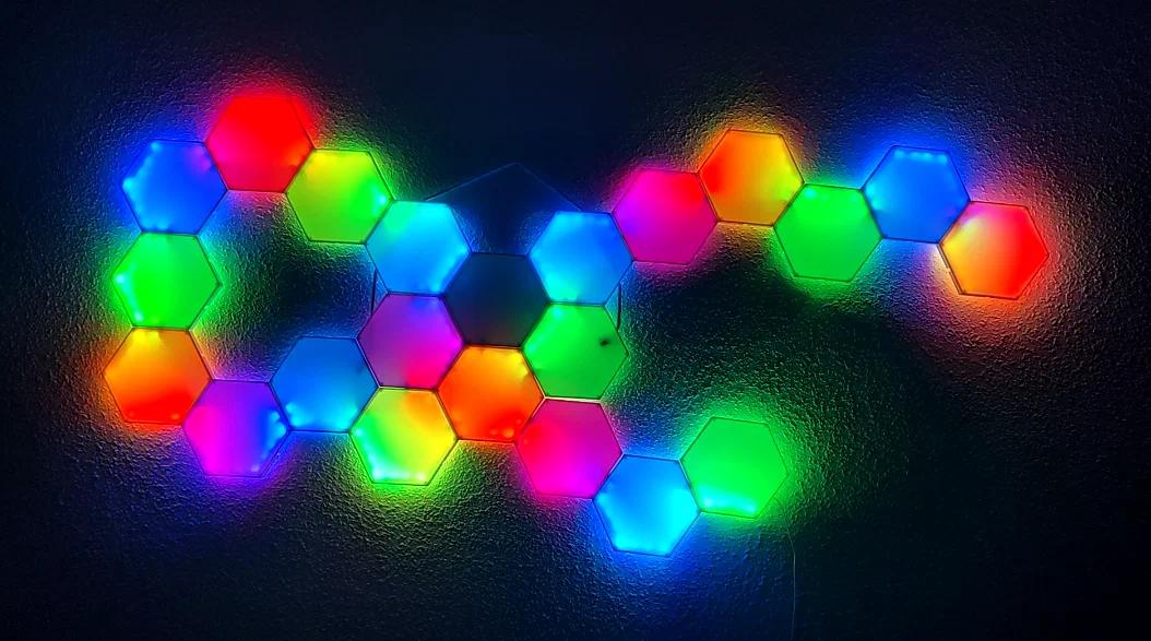 HEX-WALL-LED – Panel LED lục giác tuỳ biến (WS2812) - Image 2