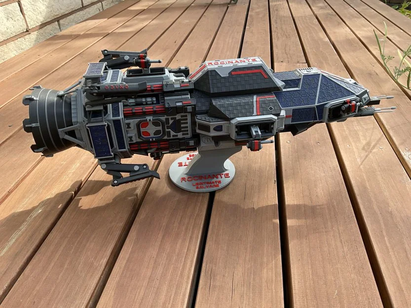 Mô hình tàu vũ trụ Rocinante (The Expanse) in 3D đa màu cực chất - Image 8