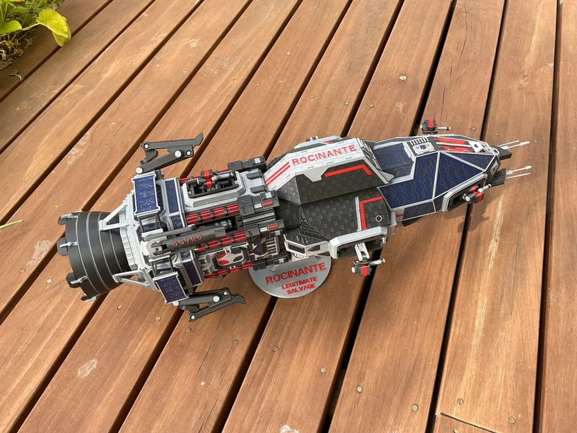 Mô hình tàu vũ trụ Rocinante (The Expanse) in 3D đa màu cực chất - Image 9