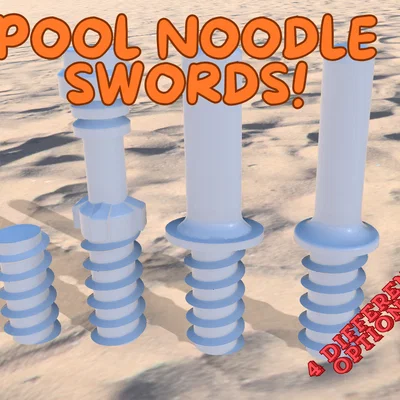 POOL-SABERS *An Toàn Cho Bé* Kiếm Pool Noodle (Kid Safe)!