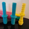 POOL-SABERS *An Toàn Cho Bé* Kiếm Pool Noodle (Kid Safe)! - Thumbnail 3