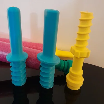 POOL-SABERS *An Toàn Cho Bé* Kiếm Pool Noodle (Kid Safe)!