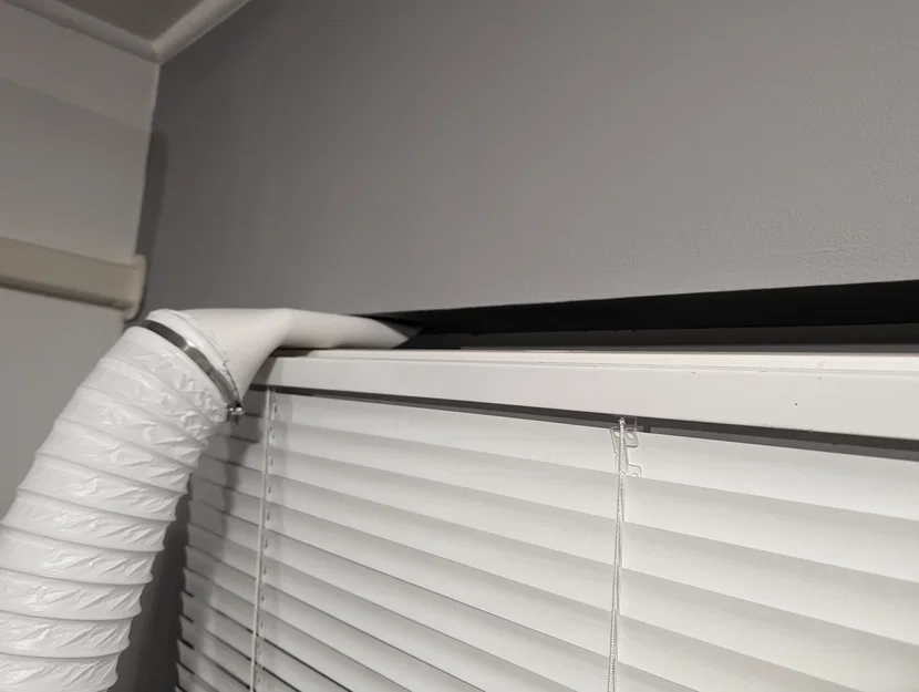 Đầu chuyển đổi ống dẫn khí 100mm gắn cửa sổ - Image 1