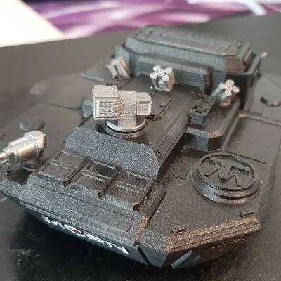 Tàu đổ bộ Landing Skiff (The Expanse) – MCRN Landing Skiff 3D