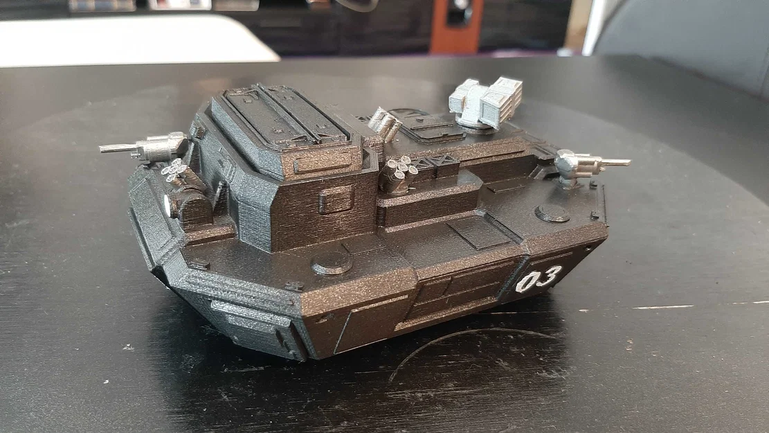 Tàu đổ bộ Landing Skiff (The Expanse) – MCRN Landing Skiff 3D - Image 3