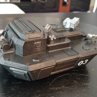 Tàu đổ bộ Landing Skiff (The Expanse) – MCRN Landing Skiff 3D