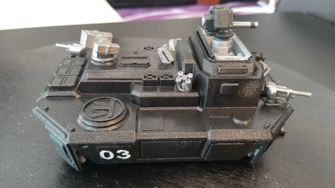 Tàu đổ bộ Landing Skiff (The Expanse) – MCRN Landing Skiff 3D - Image 5