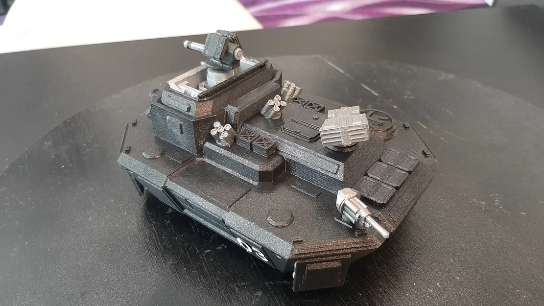 Tàu đổ bộ Landing Skiff (The Expanse) – MCRN Landing Skiff 3D - Image 6