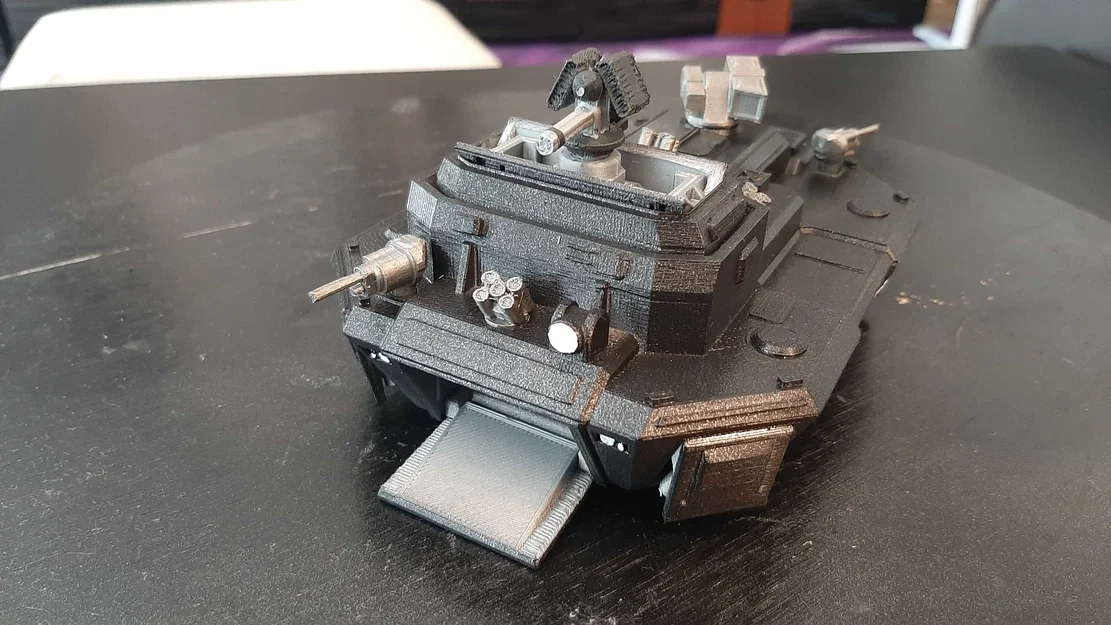Tàu đổ bộ Landing Skiff (The Expanse) – MCRN Landing Skiff 3D - Image 7