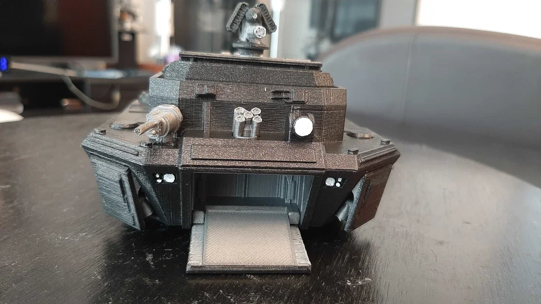 Tàu đổ bộ Landing Skiff (The Expanse) – MCRN Landing Skiff 3D - Image 8