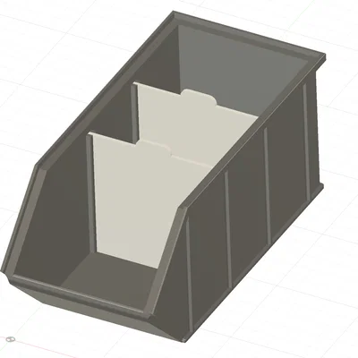 Hộp đựng đồ 3D stackable box có vách ngăn tiện dụng