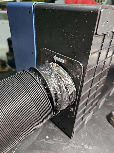 Adapter Ống Flex 80mm - Mặt Bích - Sculpfun iCube - Image 6