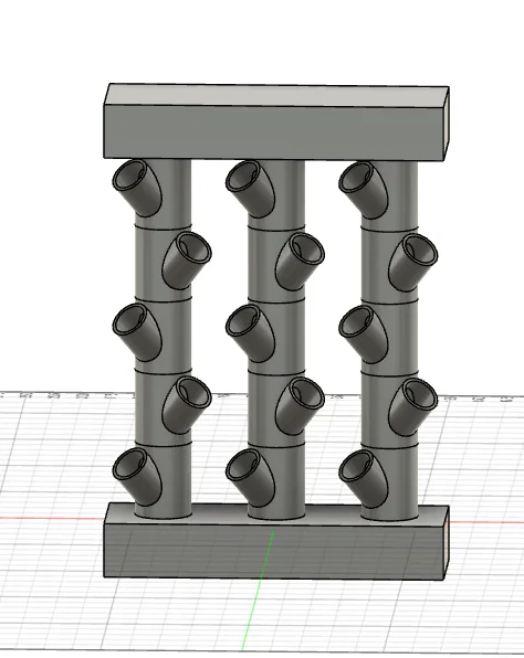 Mô hình tháp trồng cây thủy canh modul tự in 3D tại nhà - Image 1