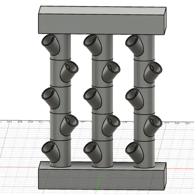 Mô hình tháp trồng cây thủy canh modul tự in 3D tại nhà