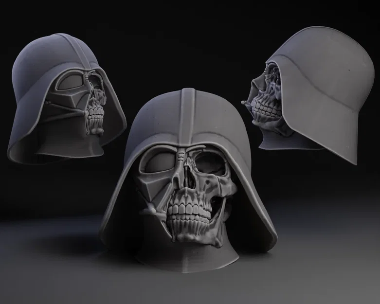 Móc khóa đầu lâu Darth Vader: Phụ kiện Star Wars độc đáo cho fan - Image 1