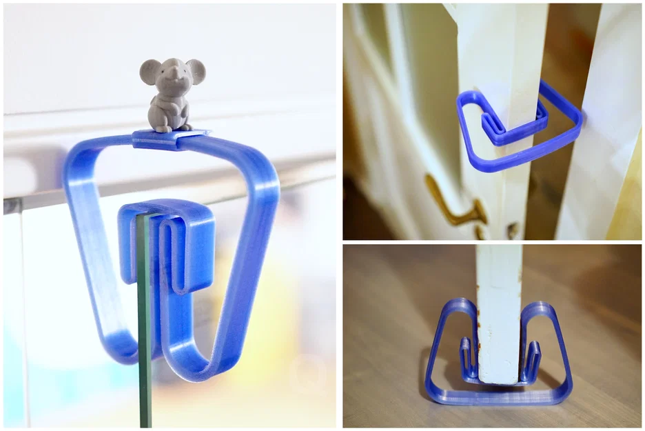 Chặn cửa an toàn/Đệm cửa V2 (Design 2023) - 7 size & clip gắn figure - Image 1