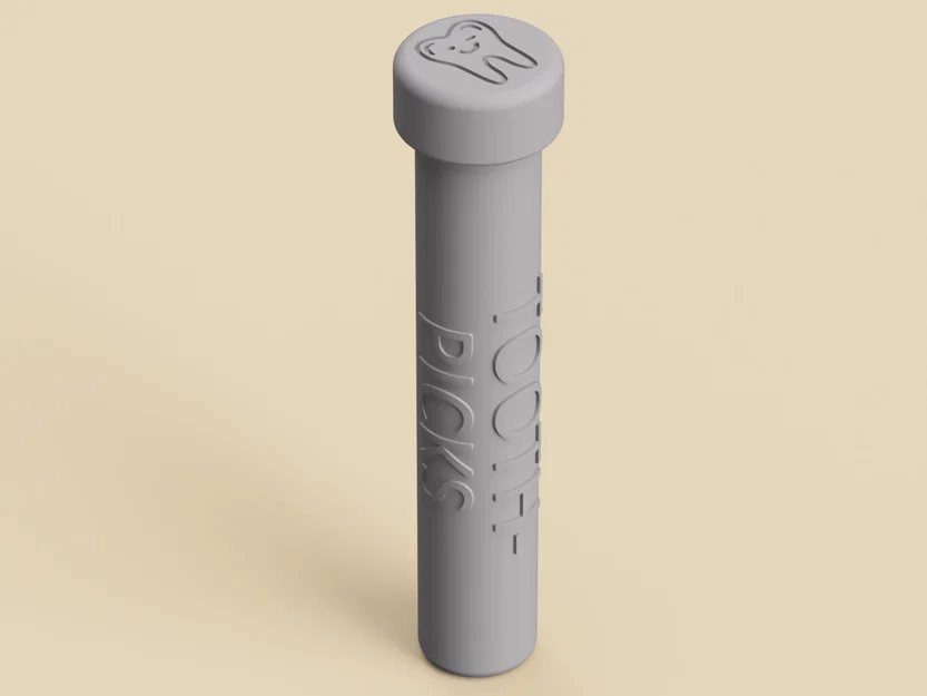 Hộp đựng tăm du lịch (Travel Container for Tooth Picks) - Image 1