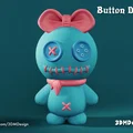 Móc khóa Button Dolly (Button Dolly Keychain) - Thumbnail 1
