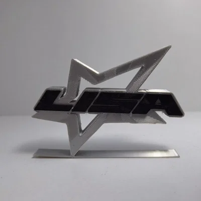 Mô hình 3D Logo LISA Rockstar - Món đồ trang trí dành riêng cho fan