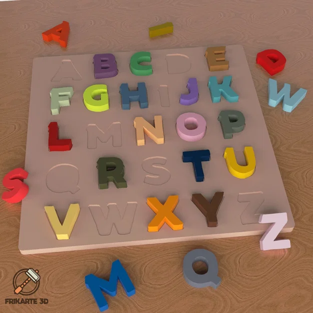Alphabet Board Game – Trò chơi bảng chữ cái in 3D - Image 2