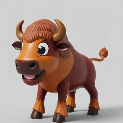 Bison – Mô hình bò rừng 3D
